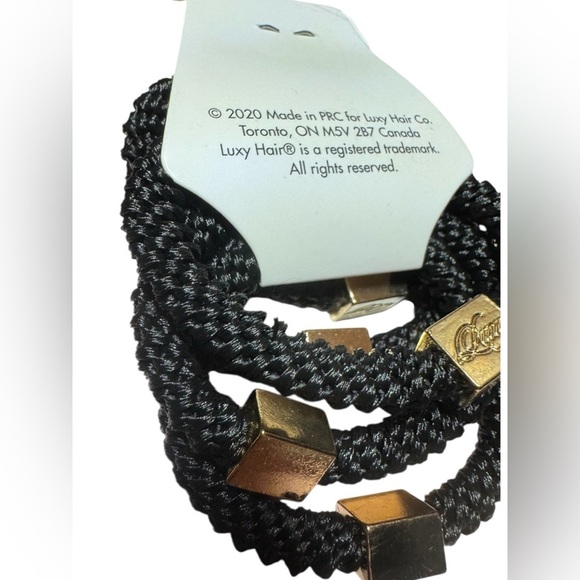 LUXY Hair Extensions: LUXY Gravity Defying Hair Ties in Black NWT - Picture 6 of 8